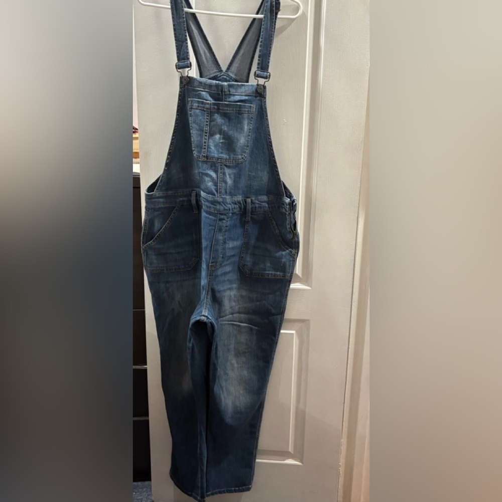 GAP Men's Dark Blue Denim Overalls